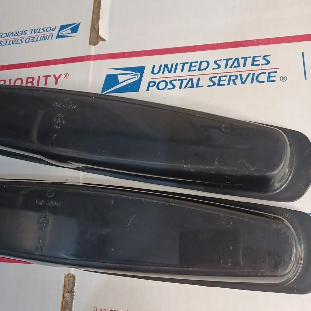 2 George Foreman Grill 14.5” Black Drip Trays Good Used Condition